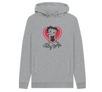 Betty Boop Felpa con Cappuccio Cuore Adulto Unisex (PN1401)