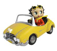 Betty Boop in giallo auto sportive - Statuetta da collezione, 30 cm