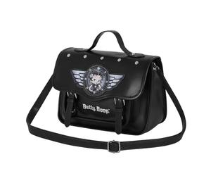 Betty Boop Motor Love-Borsa a Tracolla-Zaino Satchel, Nero, 27 x 19 cm