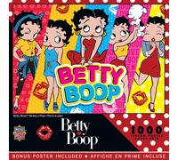 Betty Boop - Strike a Pose 1000pc Puzzle - Jigsaw Puzzle with Vibrant Artwork an