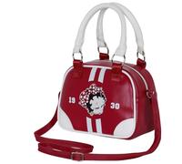 Betty Boop Varsity-Borsa Bowling Fashion, Borgogna, 22 x 16 cm