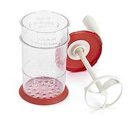 Betty Bossi 155004 Pressa per Gnocchetti, Plastica, Rosso, 11.2 x 11 x 28.6 cm