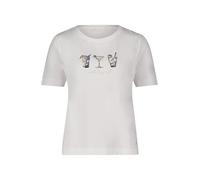 Betty & Co 2293/3284 T-Shirt, Toppa Crema/Marrone, S Donna