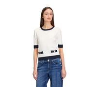 Betty & Co 5886/3077 Pullover, Crema/Blu Scuro, 42 Donna