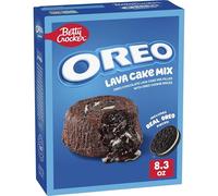 Betty Crocker Oreo Lava Cake Mix, miscela di pasta di lava al cioccolato con pezzi di biscotti Oreo, 235 ml