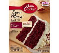 Betty Crocker Super Moist Cake Mix, Red Velvet, 15.25 Ounce (Pack of 3)