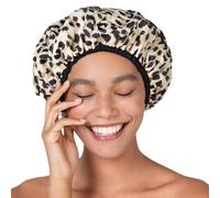 Betty Dain Cuffia da doccia foderata in spugna, design elegante, collezione The Socialite, Safari Spots"