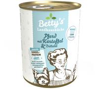 Bettys Landhausküche Barattolo per Cane - Sensibile Cavallo & Patata 6 X 400g