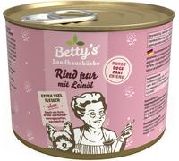 Betty's Landhausküche Cibo per Cani - Manzo con Olio di Lino - 200 g