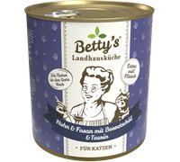 Betty's Landhausküche Cibo per Gatti - Pollo e Fagiano con Olio di Borragine - 800 g