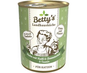 Betty's Landhausküche Cibo per Gatti - Pollo e Vitello con Olio di Borragine - 400 g