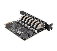 Betued Scheda di espansione PCI Express Facile Accesso Ampia compatibilità Scheda di espansione PCIE a 7 Porte per Controller di Gioco