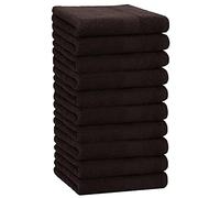 Betz 10 Asciugamani PREMIUM 100% cotone dimensioni 50x100 cm colore marrone scuro