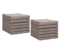 Betz 12 asciugamani per ospiti Palermo 100% cotone misure 30 x 50 cm grigia pietra