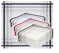 Betz 12 fazzoletti da naso per uomo LUX 2 misura 40 x 40 cm 100% cotone