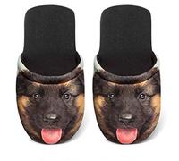 Betz Ciabatte Pantolette Slipper Lei e Lui Jersey Taglia M/L, Cane da pastore, Large