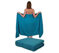 Betz Set di 2 Asciugamani da bagno XXL PALERMO 100% cotone 100 x 200 cm colore petrolio