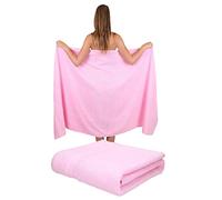 Betz Set di 2 Asciugamani da bagno XXL PALERMO 100% cotone 100 x 200 cm colore rosa