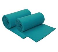 Betz Set di 2 coperte in pile misure 130 x 170 cm qualità 180 g/m² diversi colori disponibili Colore petrol