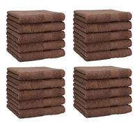 Betz Set di 20 Lavette Premium Misura 30 x 30 cm 100% Cotone colore marrone