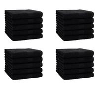 Betz Set di 20 Lavette Premium Misura 30 x 30 cm 100% Cotone colore nero