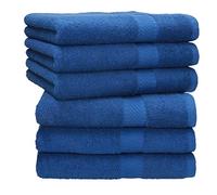 Betz Set di 6 Asciugamani Palermo 100% Cotone 50x100 cm diversi colori Colore blu