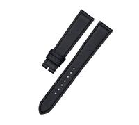 BEUAOCK Compatibile con cinturini for orologi Hermes H Hour/Cape Cod in pelle di vitello a grana liscia, accessori for cinturino da donna 16 17 20 mm(Black)