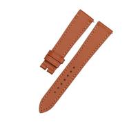 BEUAOCK Compatibile con cinturini for orologi Hermes H Hour/Cape Cod in pelle di vitello a grana liscia, accessori for cinturino da donna 16 17 20 mm(Yellowish-brown)
