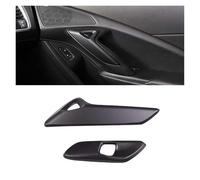 BEUAOCK Compatibile con Corvette C7 2014-2019 ABS Auto Bracciolo Interno Porta Interruttore Elettrico Pulsante Telaio Copertura Adesivi Accessori Auto(Matte Black)