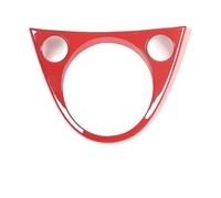 BEUAOCK Compatibile con Fiat 500 2011-2023 ABS in Fibra di Carbonio for Auto, Pannello di Controllo Centrale del Cambio, Cornice Decorativa, Adesivi for Auto, Accessori for Auto(2)