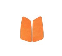 BEUAOCK Compatibile con Ford Mustang 2015-2023 2 Pezzi Auto Interno Pannello bracciolo Porta Posteriore Adesivi Decalcomanie Accessori(2969 Orange)