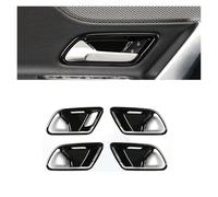 BEUAOCK Compatibile con Mercedes Classe A CLA W177 V177 C118 W118 AMG Maniglia del bracciolo della portiera dell'auto Copertura della Ciotola Accessori di Modifica del Telaio(Piano Black)