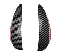 BEUAOCK Compatibile con Mercedes Classe E W213 S213 Spoiler paraurti Anteriore Splitter Presa d'Aria Fendinebbia Griglia Trim E200 E220 E300 AMG E43 2016-2020(Carbon Look)
