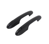 BEUAOCK Copertura Decorativa for Maniglie delle Portiere dell'auto Compatibile con Fiat 500 e Abarth 595 695 2007+ ABS in Fibra di Carbonio/Rifiniture Nere Lucide Accessori Esterni(Matt Black)