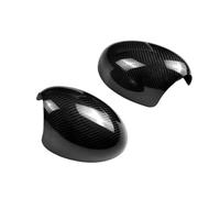 BEUAOCK Copertura for specchietto retrovisore in Vera Fibra di Carbonio Compatibile con BMW Compatibile con Mini Cooper R50 R52 R53 2003-2006 Accessori for specchietti Laterali for Auto