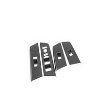 BEUAOCK Pannello bracciolo portiera Automatico Compatibile con CRV 2023 6a Generazione LHD ABS Interruttore in Vetro Pannello di Sollevamento Accessori for Decorazione Interna(Carbon Fiber Pattern)