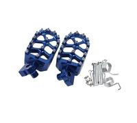 BEUAOCK Pedane forgiate Pedali Poggia compatibili con GasGas EC300 2000 EC125 2009 EC50 EC200 EC250 EC 50 125 200 250 300 450 515(Blue)