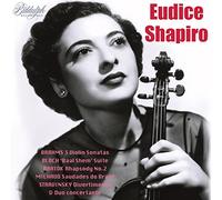 Beudice Shapiro; Brooks Smith; Ralph Berkowitz; Paul Weston Orchestra; Paul Weston - Eudice Shapiro Plays Brahms, Bloch, Bartok and Stravinsky