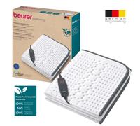 BEUER COPRIMATERASSO TERMICO SINGOLO 130 UB 60 GREE - Marca: Beurer Modello: 130 UB 60 GREE Tipo di prodotto: Coprimaterasso termico elettrico Taglia: Singolo (80 x 190 cm)