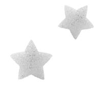Beufee 2 luci stellari, lampada stellare luce notturna stellare luci LED stella luci tendone lampada da tavolo a forma di stella a batteria decorazioni stellari per la decorazione del (Luce gialla)