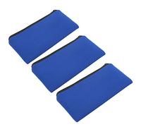 Beufee Borsa di stoccaggio a penna, 3 pezzi Multifunciton Neoprene Morbina a matita Custodia da esterno Small Tools Borsa di stoccaggio Casa più chiara per il campeggio (Azul)