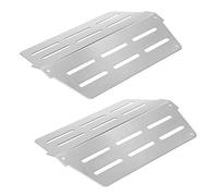Beufee Deflettore di Calore per Grill Flavorizer, 2 Pezzi, Piastre riscaldanti in Acciaio Inox per Grill a Gas, Ricambio per la Serie 300