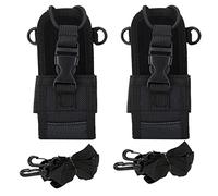 Beufee Fino a radio da 2 pcs, MSC 20D Universal Nylon Regolabile Anti -Sway Radio Antità a spalla Walkie Talkie Copertura protettiva per la polizia dei vigili del fuoco