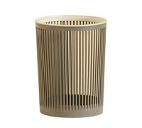 Beufee Hollow Trash Can, Household Large Capacity Paper Wastebasket Trash Bin for School Office Home Bathroom (Gray)