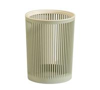 Beufee Hollow Trash Can, Household Large Capacity Paper Wastebasket Trash Bin for School Office Home Bathroom (Green)