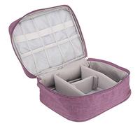 Beufee Organizer per cavi da viaggio, organizer elettronico Custodia da viaggio Borsa per organizer per cavi Organizzatore per cavi di ricarica Conservazione di accessori elettronici (Viola)