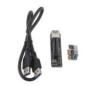 Beufee PCIe X1 Interface Extension Cable, PCIe 3.0 x1 to x1, High Speed, Easy To Install, Ensure Signal, Compatible with Computer Fisso e Portatile