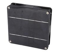 Beufee Solar Chicken Coop Fan, 20w Solar Powered Greenhouse Fan High Speed Powered Exhaust for Shed, Chicken Coop, Greenhouse, Dog House (Nera)