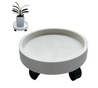Beufee Supporto per Piante con Ruote, Supporti per fioriere per Piante da Interno Supporto per Piante rotanti Rulli per Piante Carrello per Piante Mobile per Fiori Vaso per Piante Pallet (30)
