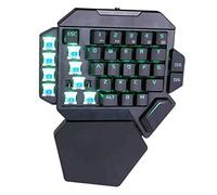 Beufee Tastiera da gioco, Tastiera da gioco con una sola mano Tastiera da gioco con una sola mano Tastiera meccanica Tastiera RGB Blacklight